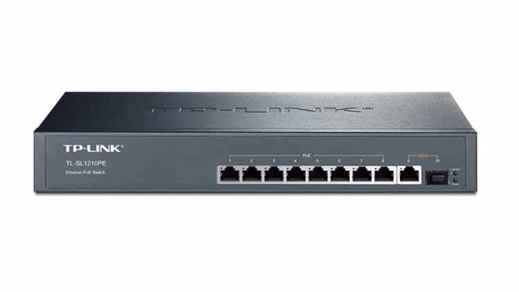 TP-LINK 8口千兆上聯(lián)以太網POE網絡交換機